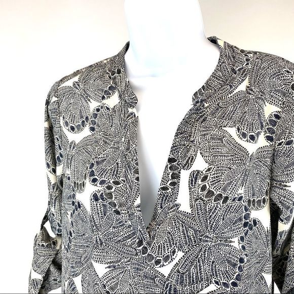 Maison Jules butterfly print top  xs - Picture 7 of 11